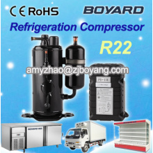 refrigeration in frozen trailer with cryogenic compressor